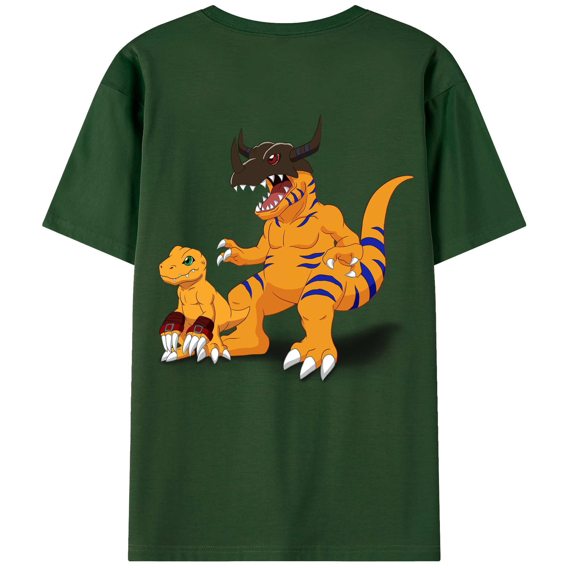 （画像用） Digimon デジタルモンスター/デジモン 綿100％半袖Tシャツ（背面プリント）